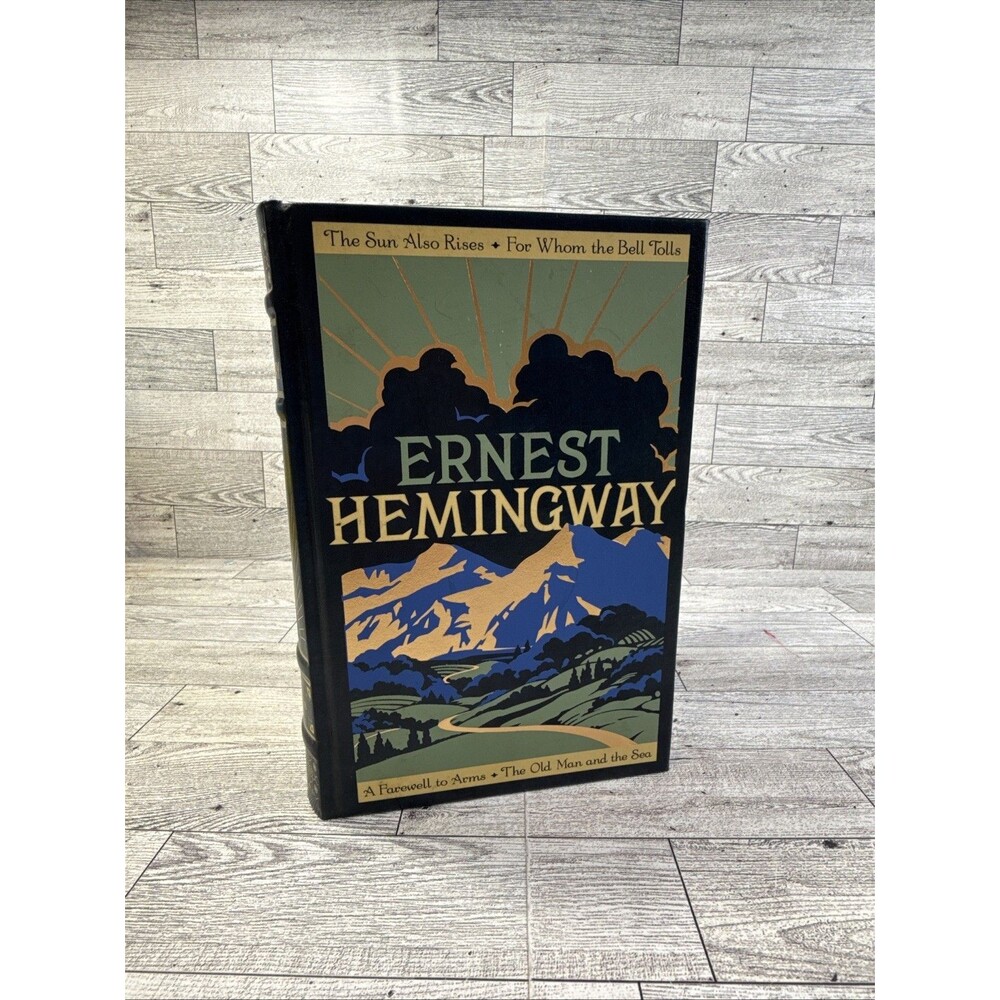 Ernest Hemingway Four Novels Book Barnes & Noble Hardcover Collectors Ed. 2007